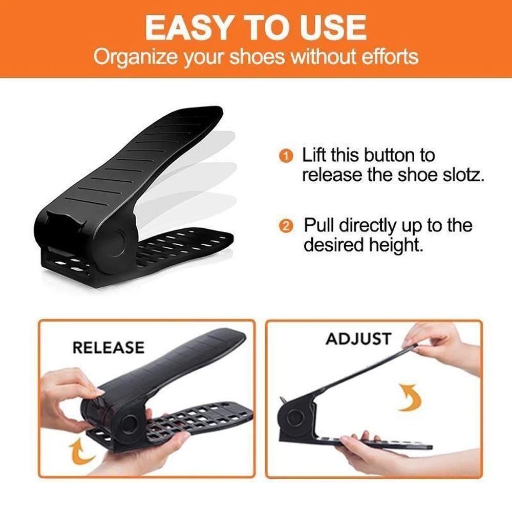 Higomore™ Adjustable Space-Saving Shoe Rack