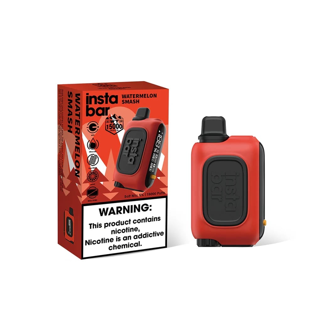 INSTABAR WT 15000 PUFFS - 10 Flavors (Over 90,000 positive reviews)