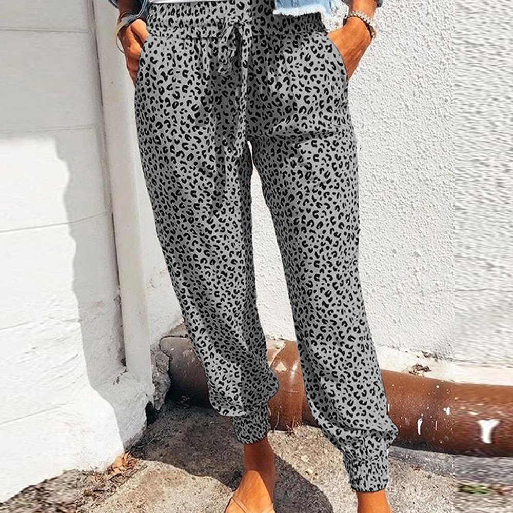 Castillotigo™ Pantalones casuales sueltos con cordón para mujer