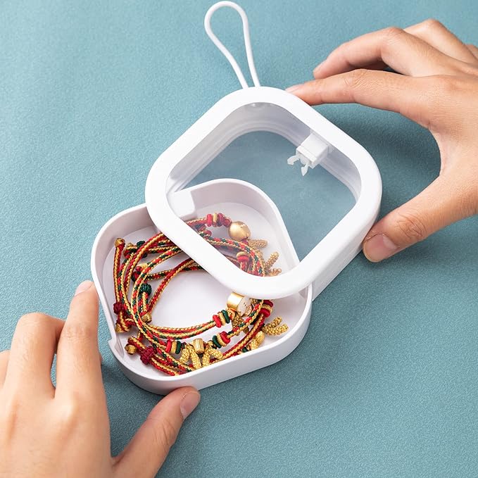 Headband storage box, portable headband storage box