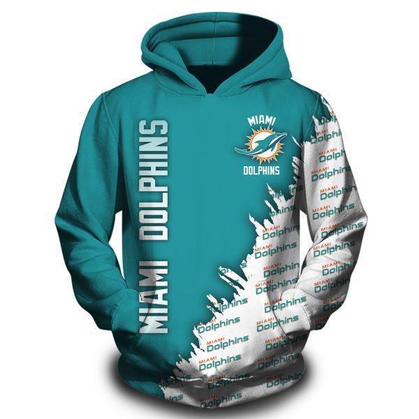 MIAMI DOLPHINS 3D HOODIE PRINTED VIP 36