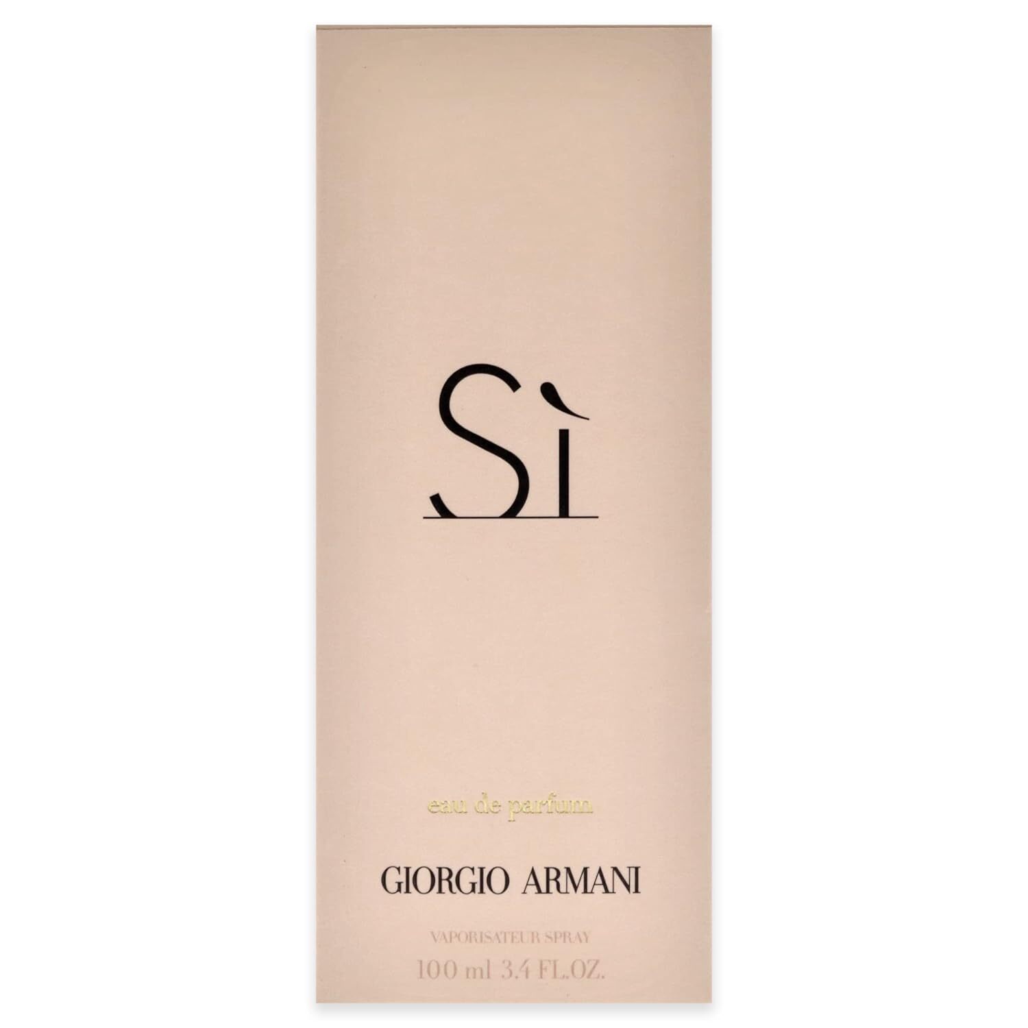 Giorgio Armani Si Eau de Parfum Spray for Women, 3.38 Ounce