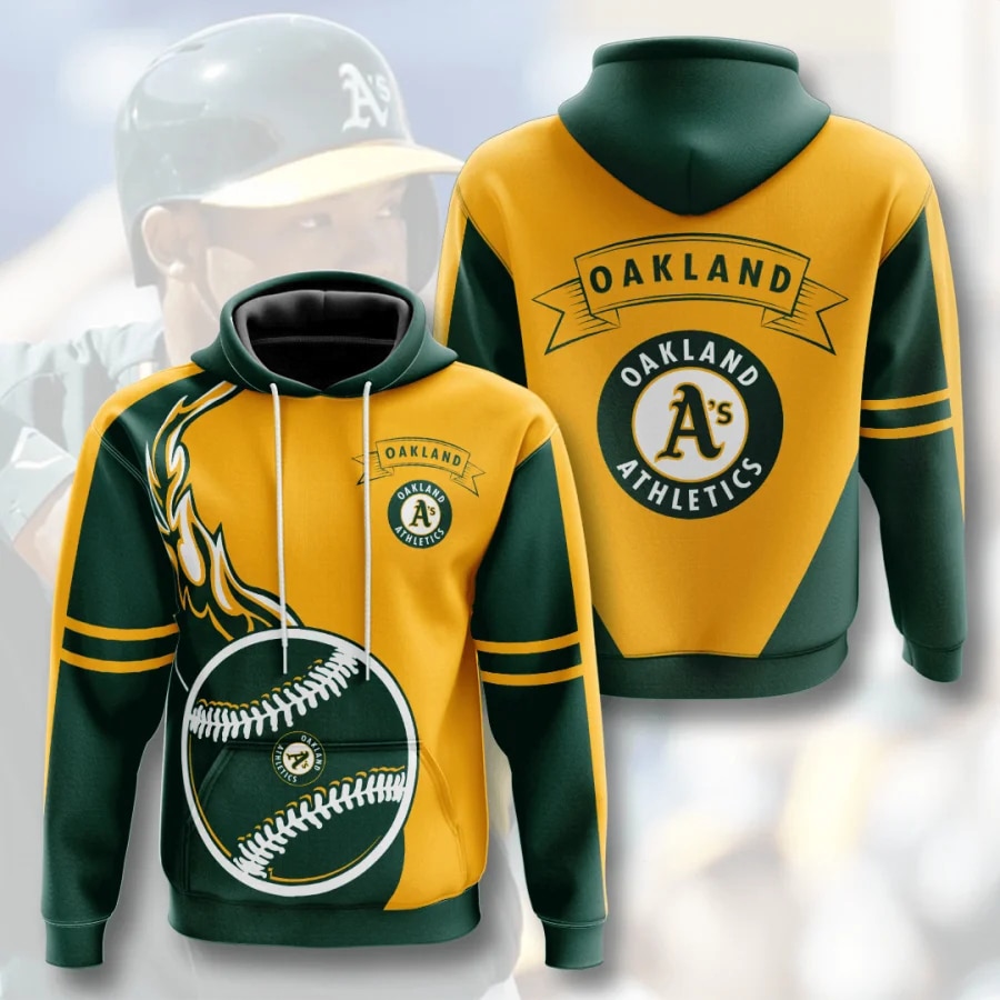 OAKLAND ATHLETICS 3D HOODIES OA001