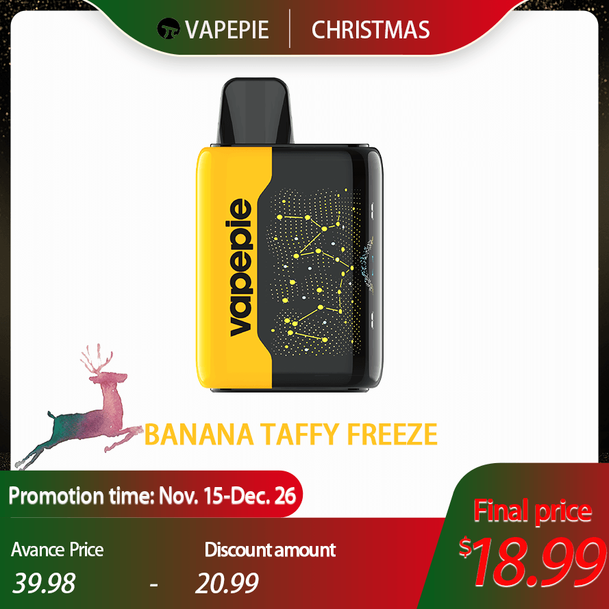 VAPEPIE 25000 PUFFS - BANANA TAFFY FREEZE