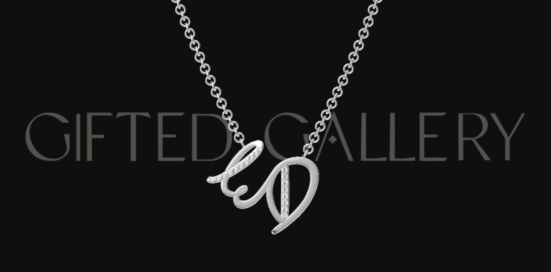 ED Diamond Necklace By Gifted Gallery