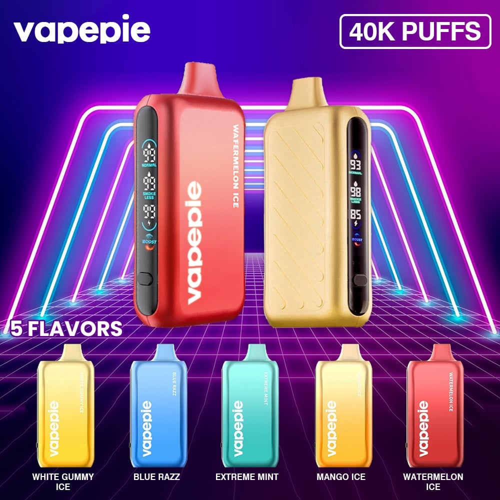🍑VAPEPIE GHOSTAIR 40000 PUFFS - Smokeless Dual Mode Vape with Smart Display & Dual Tank