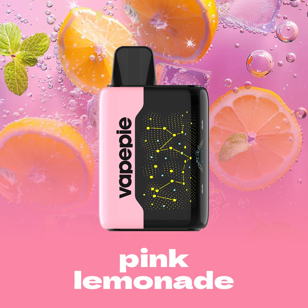 PINK LEMONADE & VAPEPIE 25000 PUFFS - Star Sky Curved Screen