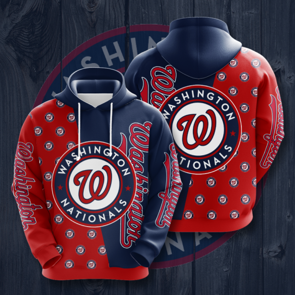 WASHINGTON NATIONALS 3D HOODIES WN008