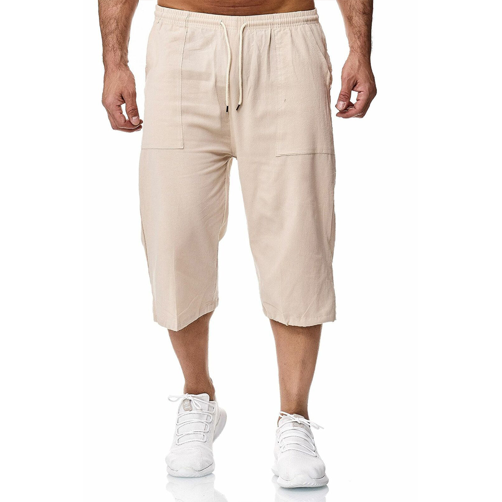Castillotigo™ pantalones casuales de lino de algodón para hombres