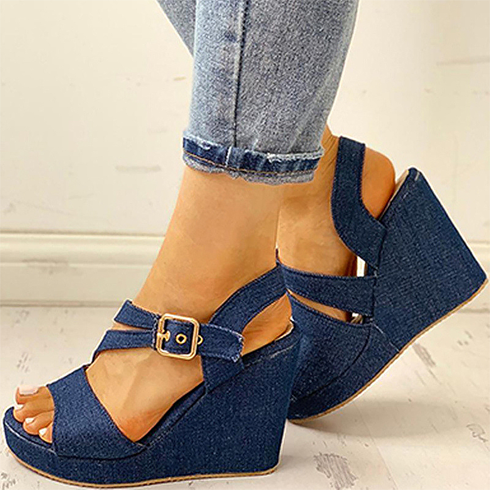 Castillotigo™ Sandalias de tacón alto de boca de pez de moda