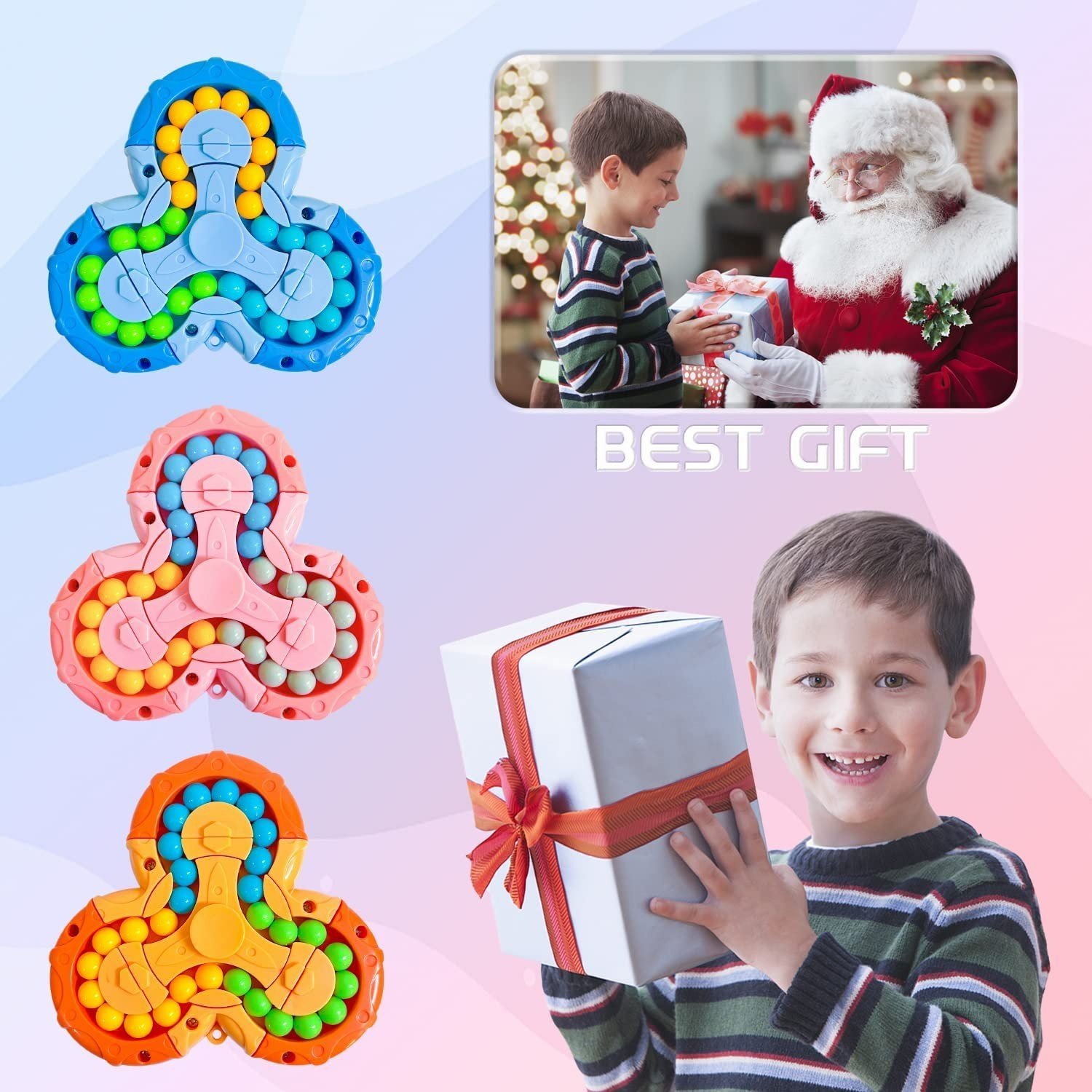 Six-sided rotating fingertip Rubik's Cube