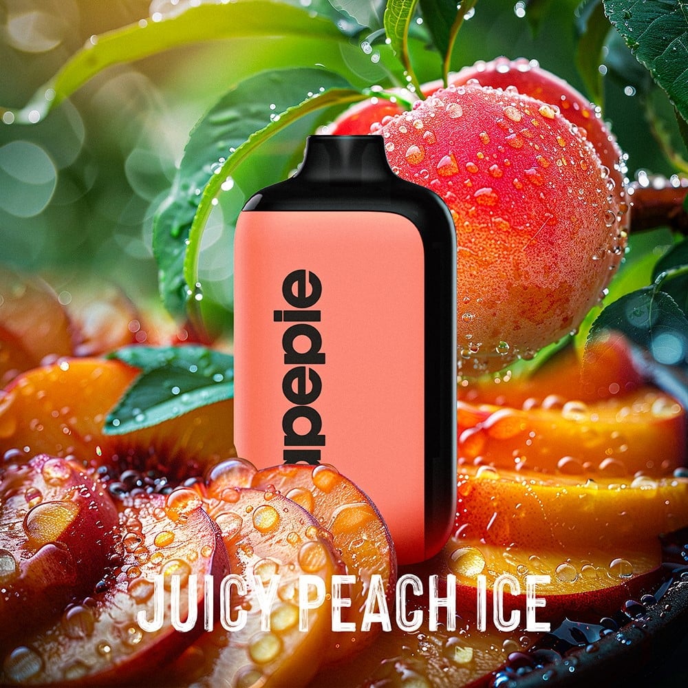 🎄Vapepie AG 15000 PUFFS---JUICY PEACH ICE