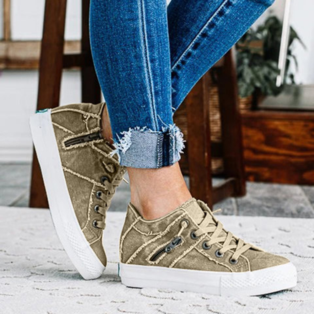 Castillotigo™ 2022 Nuevos zapatos casuales de borde crudo de moda para mujer