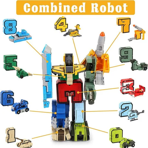 🔥2023 Hot Sale🔥Toy Deformation Number Transform Robot gyerekeknek