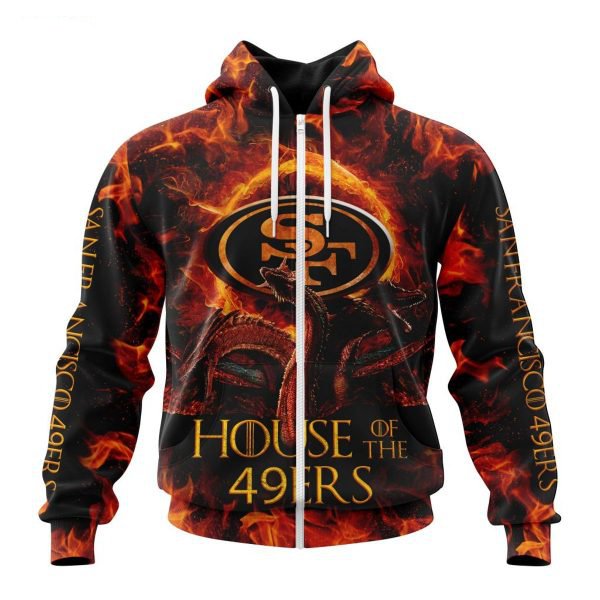 SAN FRANCISCO 49ERS GAME OF THRONES – HOUSE OF THE 49ERS 3D HOODIE