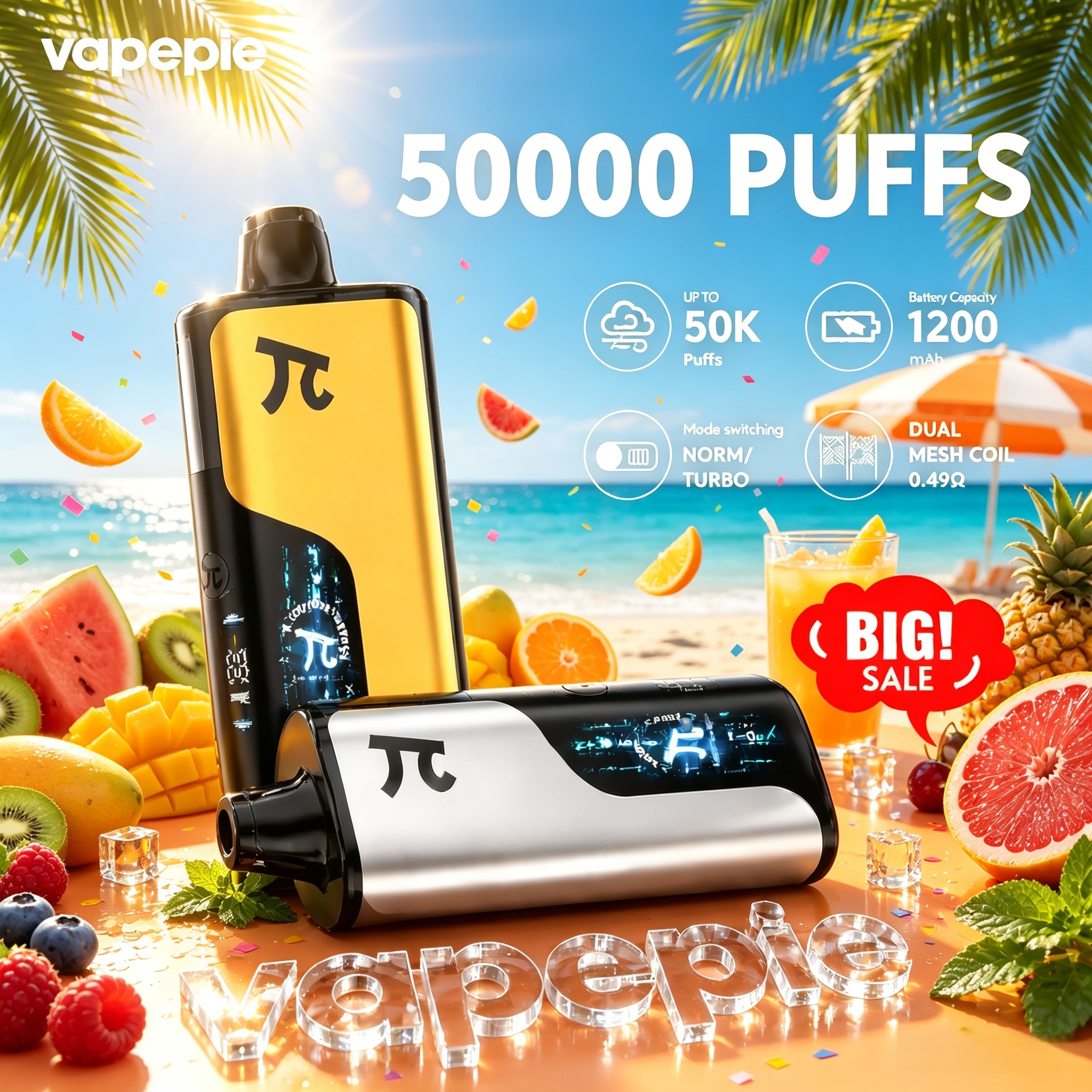 VAPEPIE Matrix 50000 Puffs Disposable Vape | 🍁 Canada Warehouse | 5 Business Days