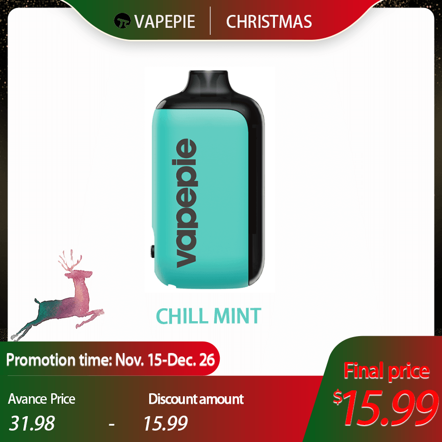 🎄Vapepie AG 15000 PUFFS---CHILL MINT