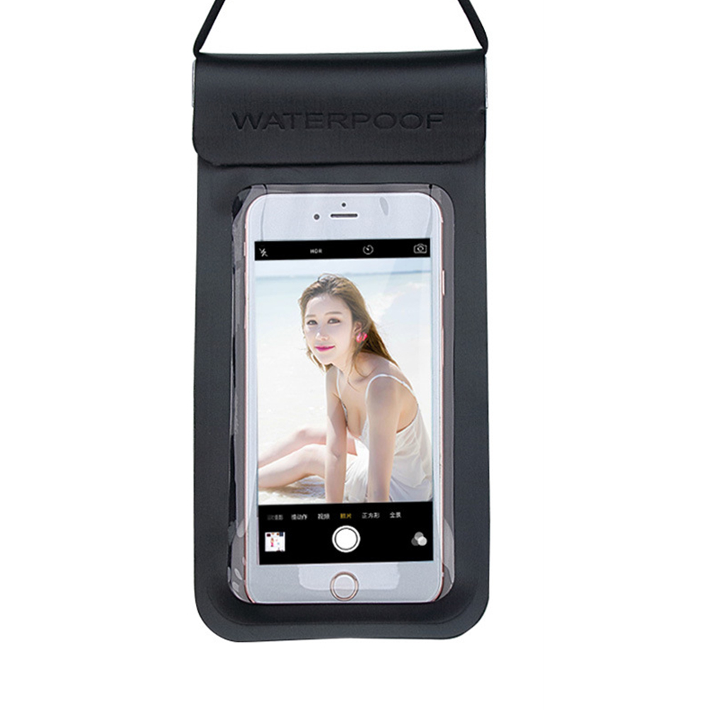 Castillotigo™ Bolsa impermeable para teléfono móvil transparente