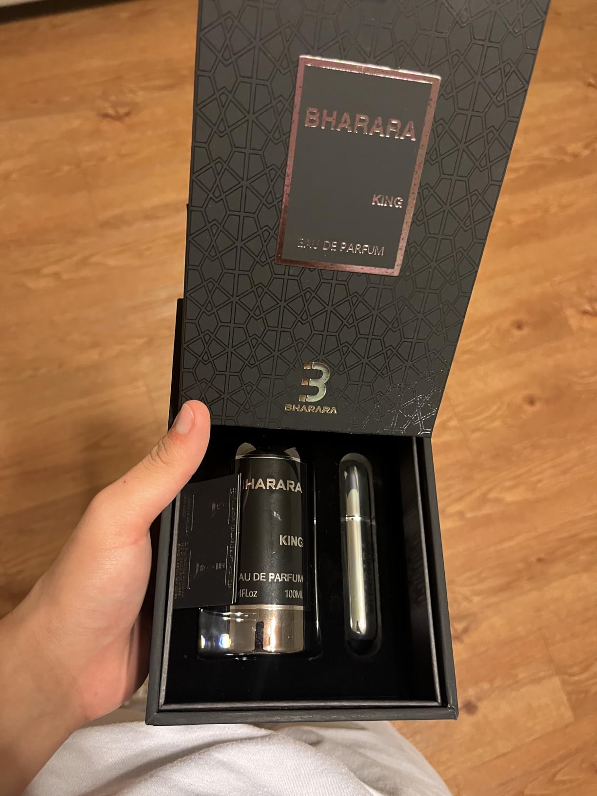 Bharara King For Men Eau de Parfum en aerosol, 3.4 onzas