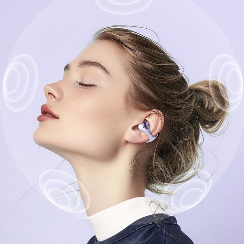 ✨AI Translation Open Ear Clip Bluetooth Headphone