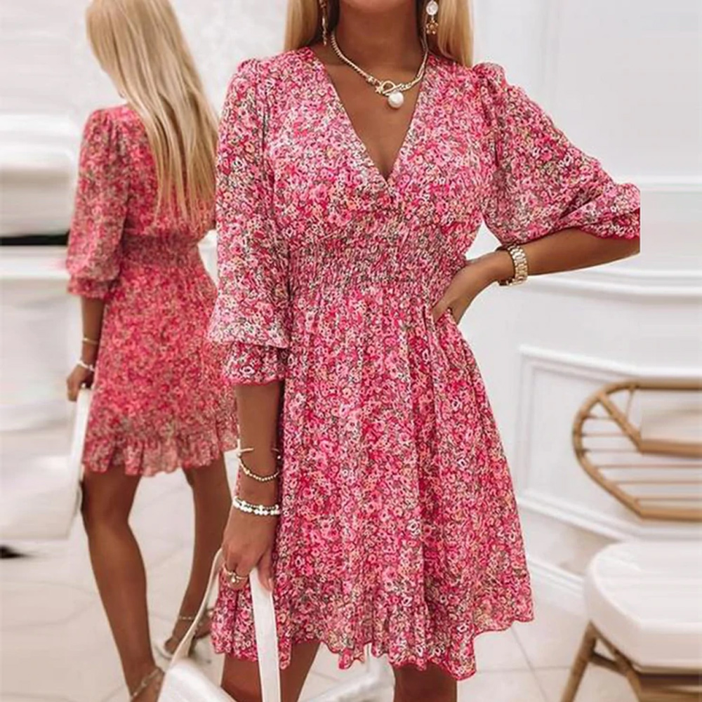 Castillotigo™ Vestido corto con volantes