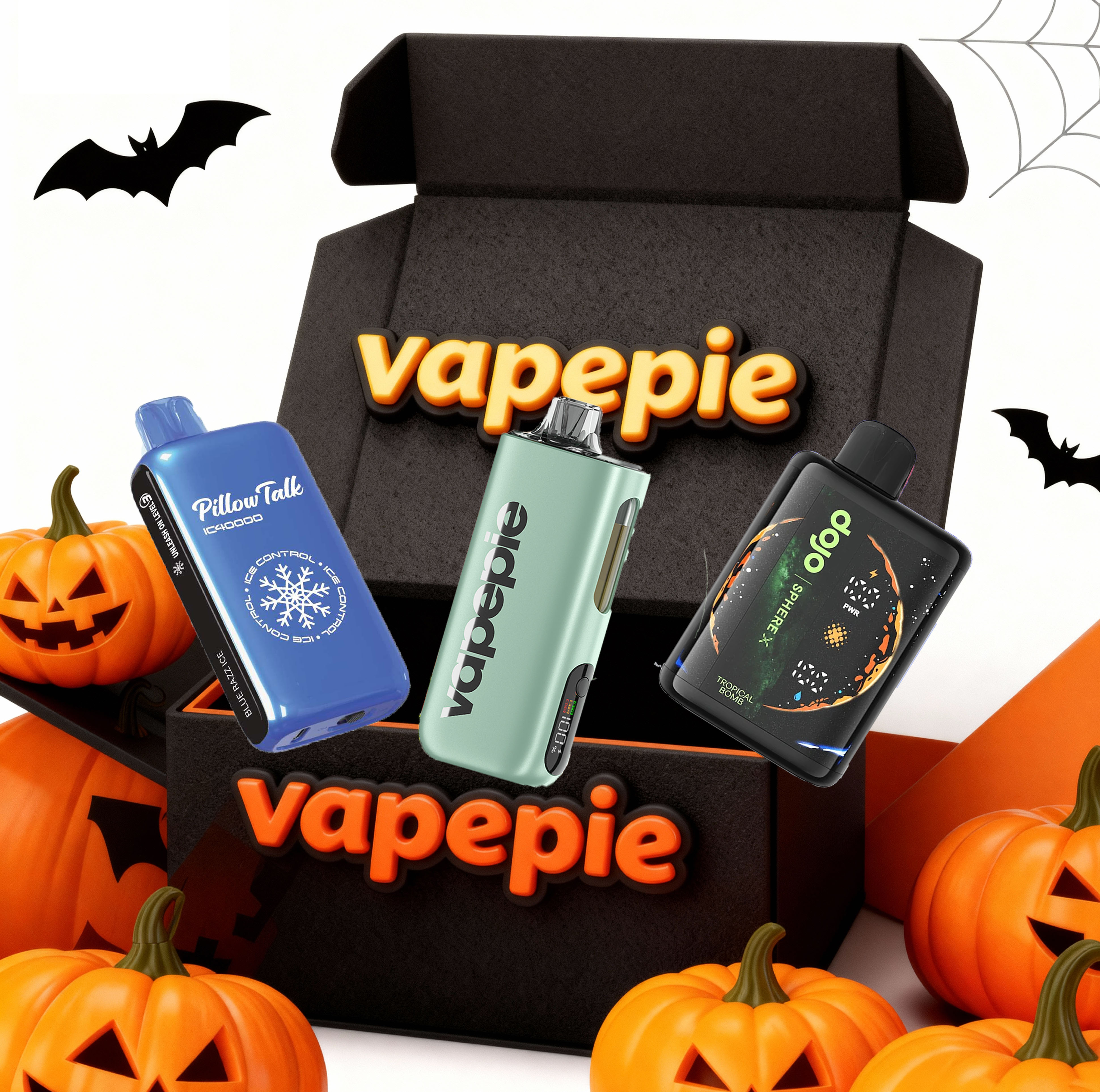 🎃 Pakiet Halloweenowy Koszmar – 3 szt. 40000 PUFFS Super Wartościowy Zestaw
