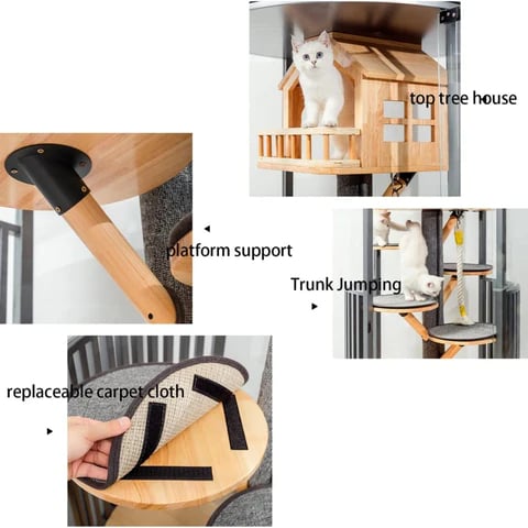 CatVilla™ - Casa para gatos