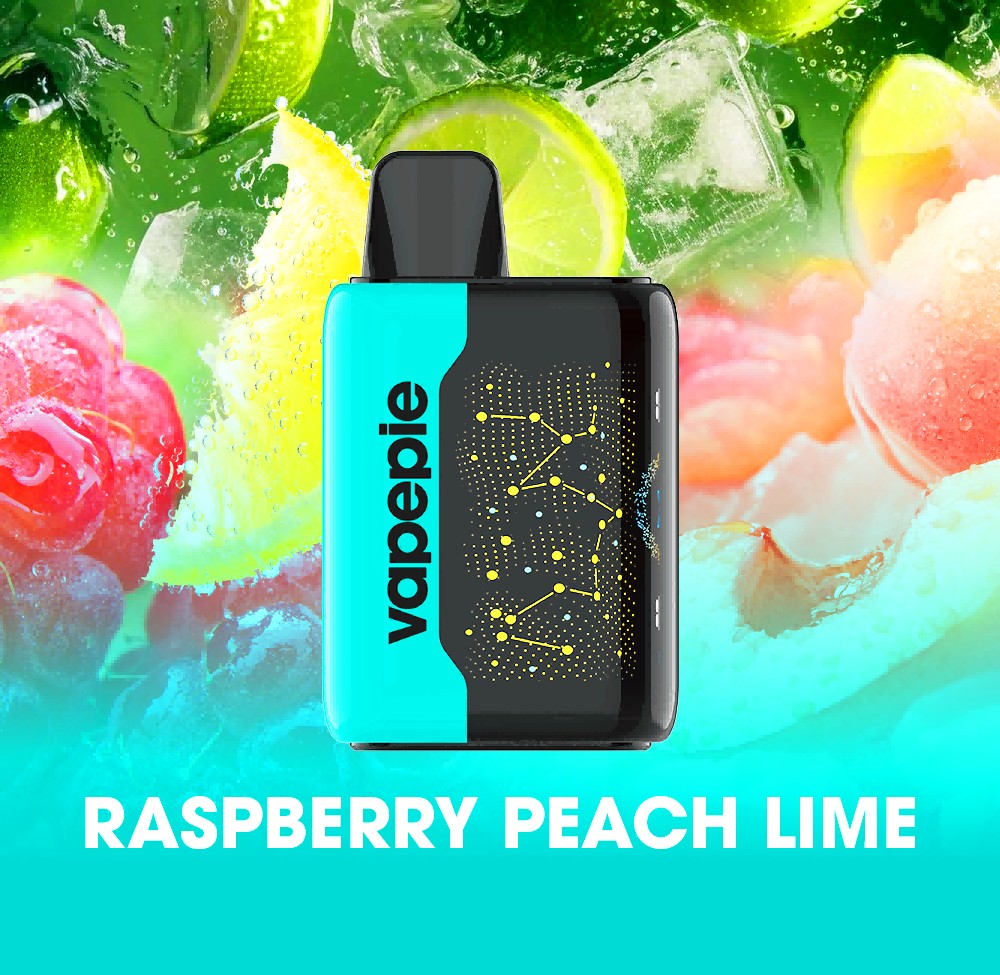 RASPBERRY PEACH LIME-VAPEPIE 25000 PUFFS