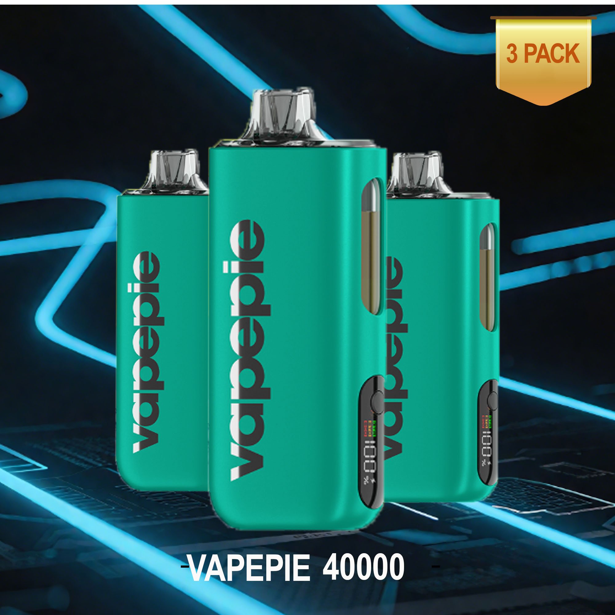 ✨3 DARABOS KEDVEZMÉNYES CSOMAG✨ VAPEPIE Max 40000 slukk – 12 féle ízben