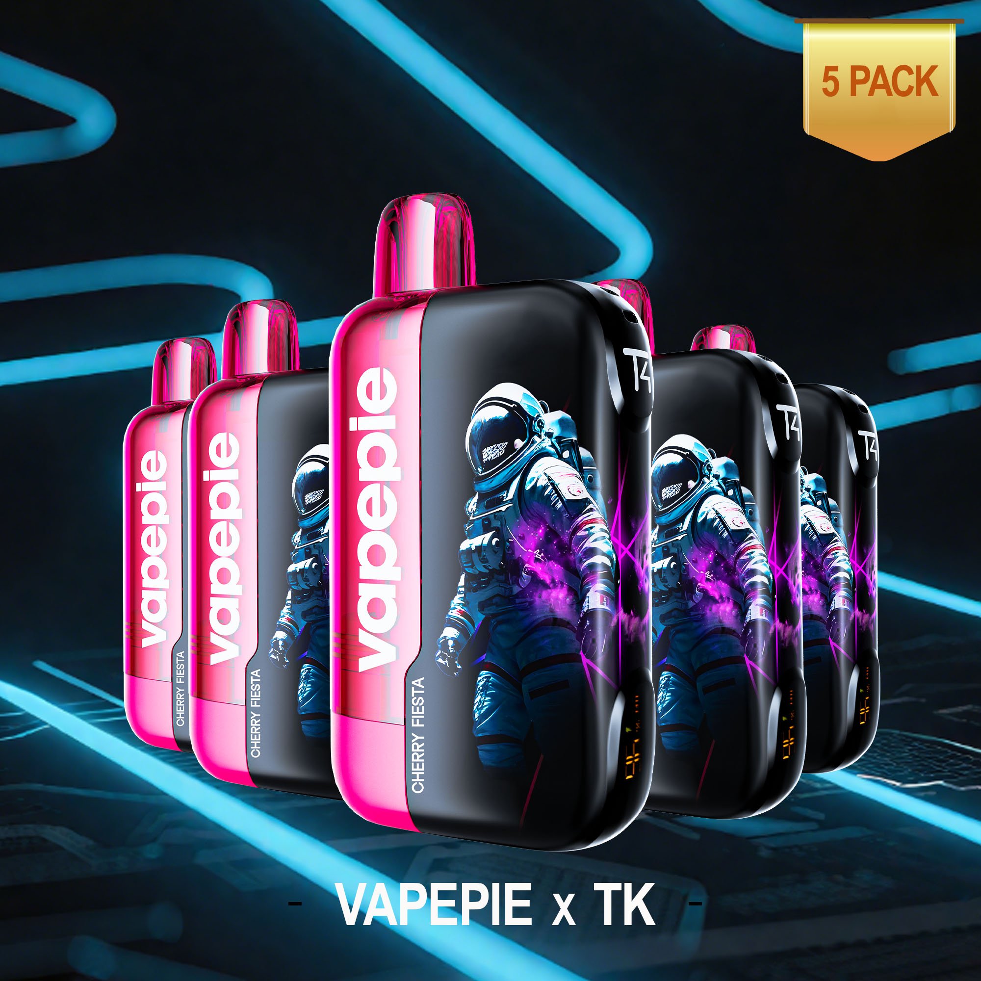 ✨5 DARABOS KEDVEZMÉNYES CSOMAG✨ 🌌 VAPEPIE x TK 🌌 Ultra Phantom 30000 slukk – 10 féle ízben