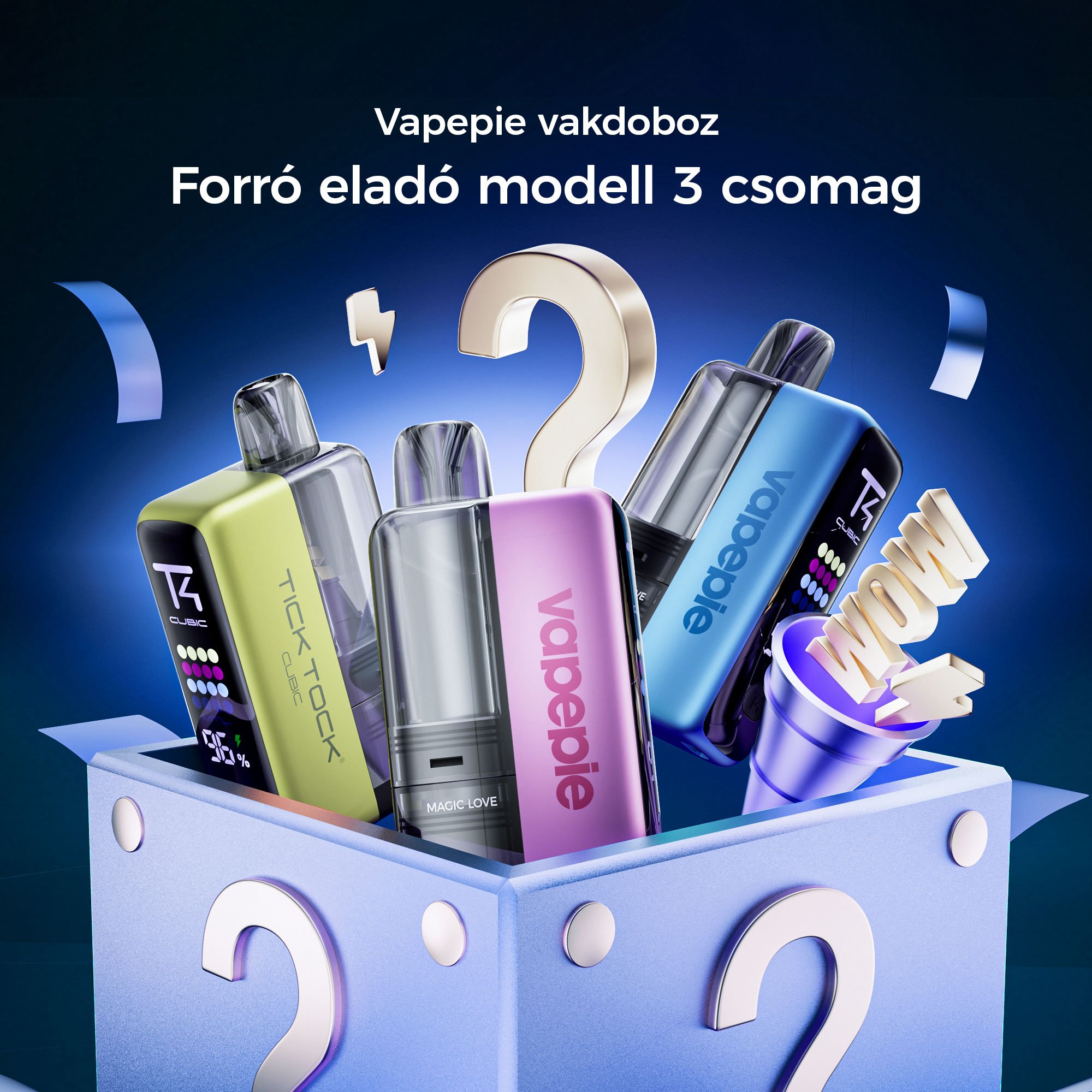 🎁 3-częściowy Pudełko Niespodzianka – VAPEPIE x TK Ultra X 15000 PUFFS