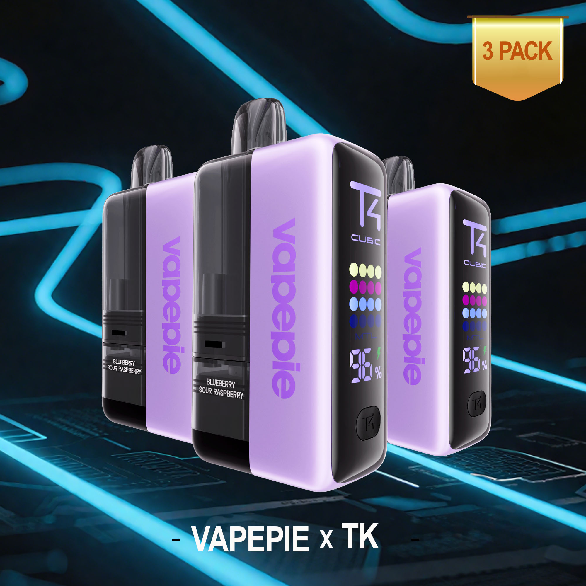✨3PCS Value Pack✨VAPEPIE x TK 🌌 Ultra X 15000 PUFFS --10 Flavors