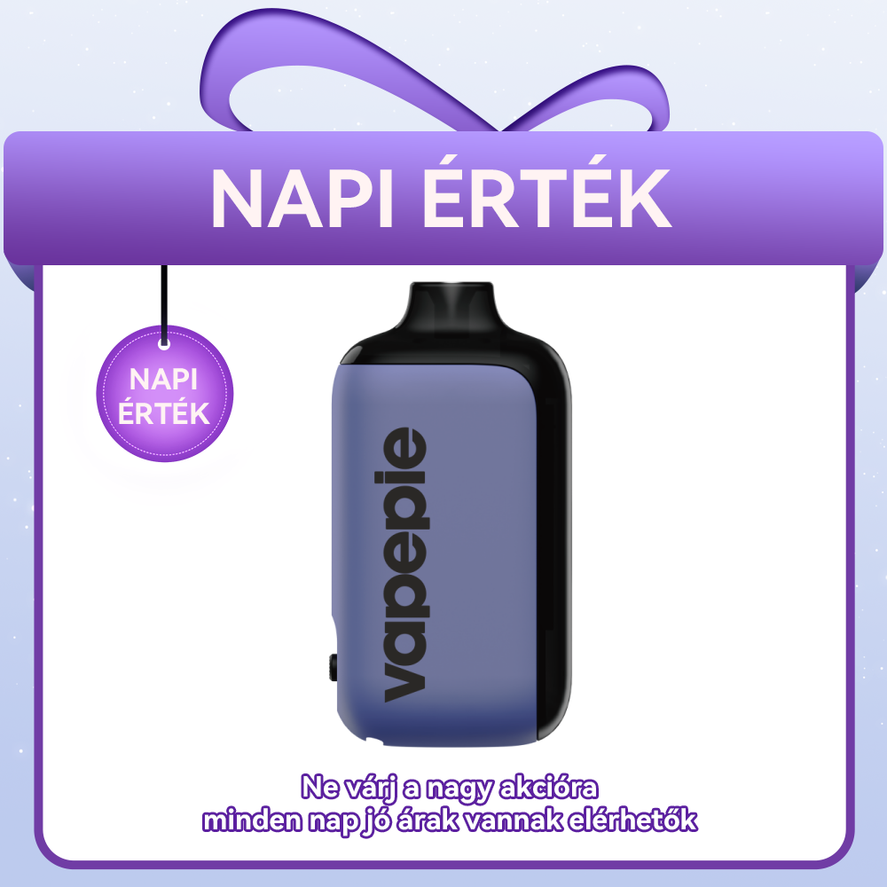 🎫Napi érték [Csak 3480 Ft darabonként]  VAPEPIE AG 15000 PUFFS
