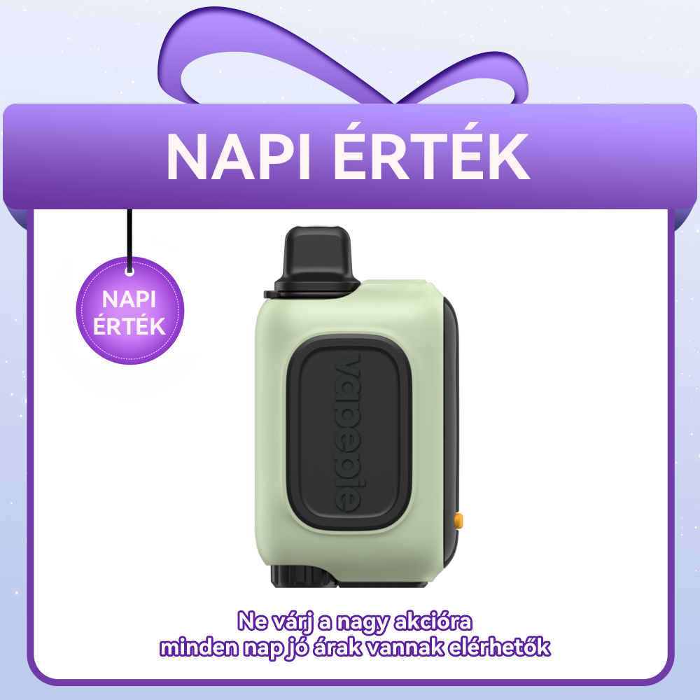 🎫Napi érték [Csak 3480 Ft darabonként]  Vapepie RO 15000 PUFFS