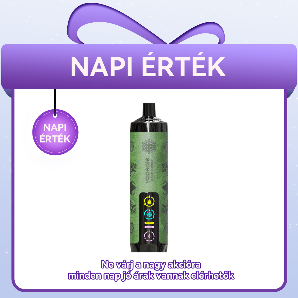 🎫Napi érték [Csak 4080 Ft darabonként] VAPEPIE AirRush 20000 PUFFS
