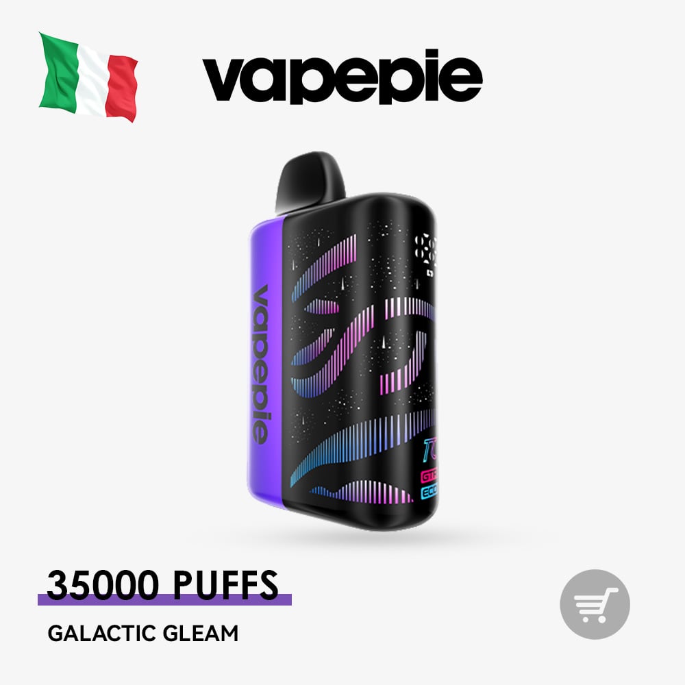 VAPEPIE Galactic Gleam 35000 Puffs-kristálytiszta belül, lenyűgöző kívül