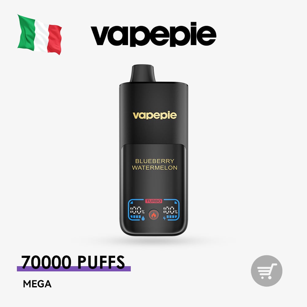 VAPEPIE Mega 70000 PUFFS-óriási gőz és hosszan tartó teljesítmény