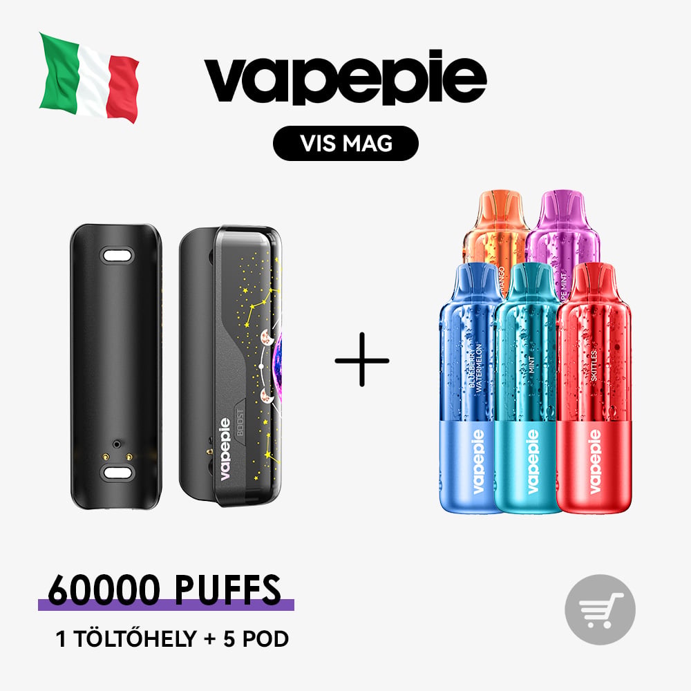 🚀 VAPEPIE VIS MAG 60000 Slukk--1 töltőhely + 3/5/6/10 POD | Ízkaland Csomag
