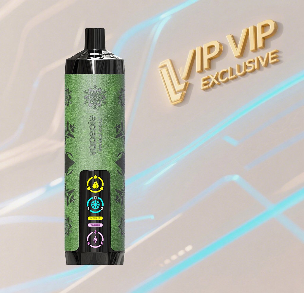 VAPEPIE AirRush 20000 Slukkos Eldobható E-cigi – Hosszú Élettartamú, Vízpipás Tüdőszívás Élmény