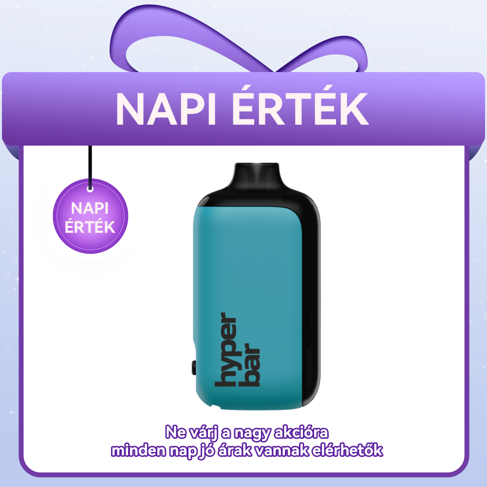 🎫Napi érték [Csak 3780 Ft darabonként] Hyperbar PX 15000 PUFFS