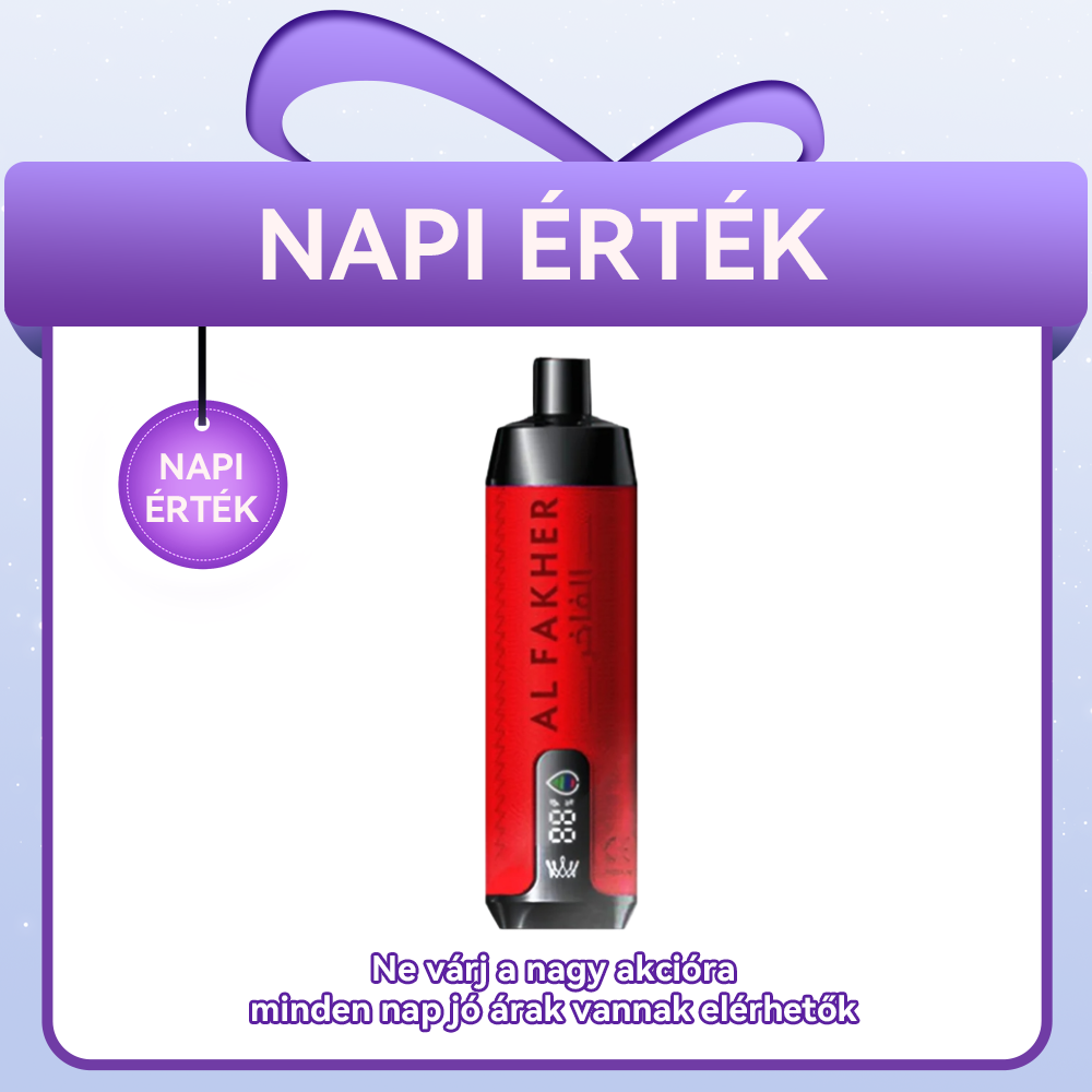 🎫Napi érték [Csak 3910 Ft darabonként] AL FAKHER 15000 Puffs