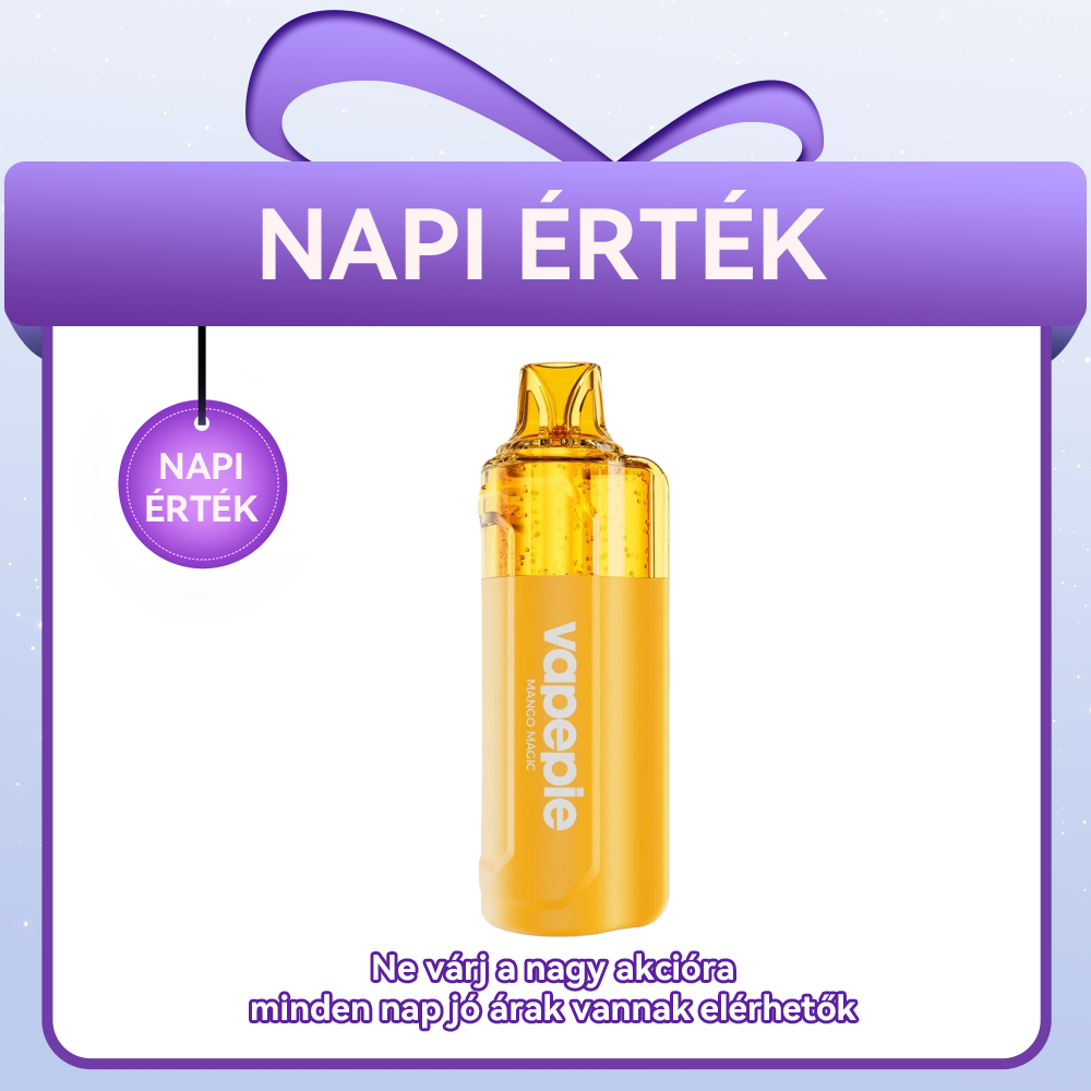 🎫Napi érték [Csak 3910 Ft darabonként] VAPEPIE Crystal Pop 15000 PUFFS