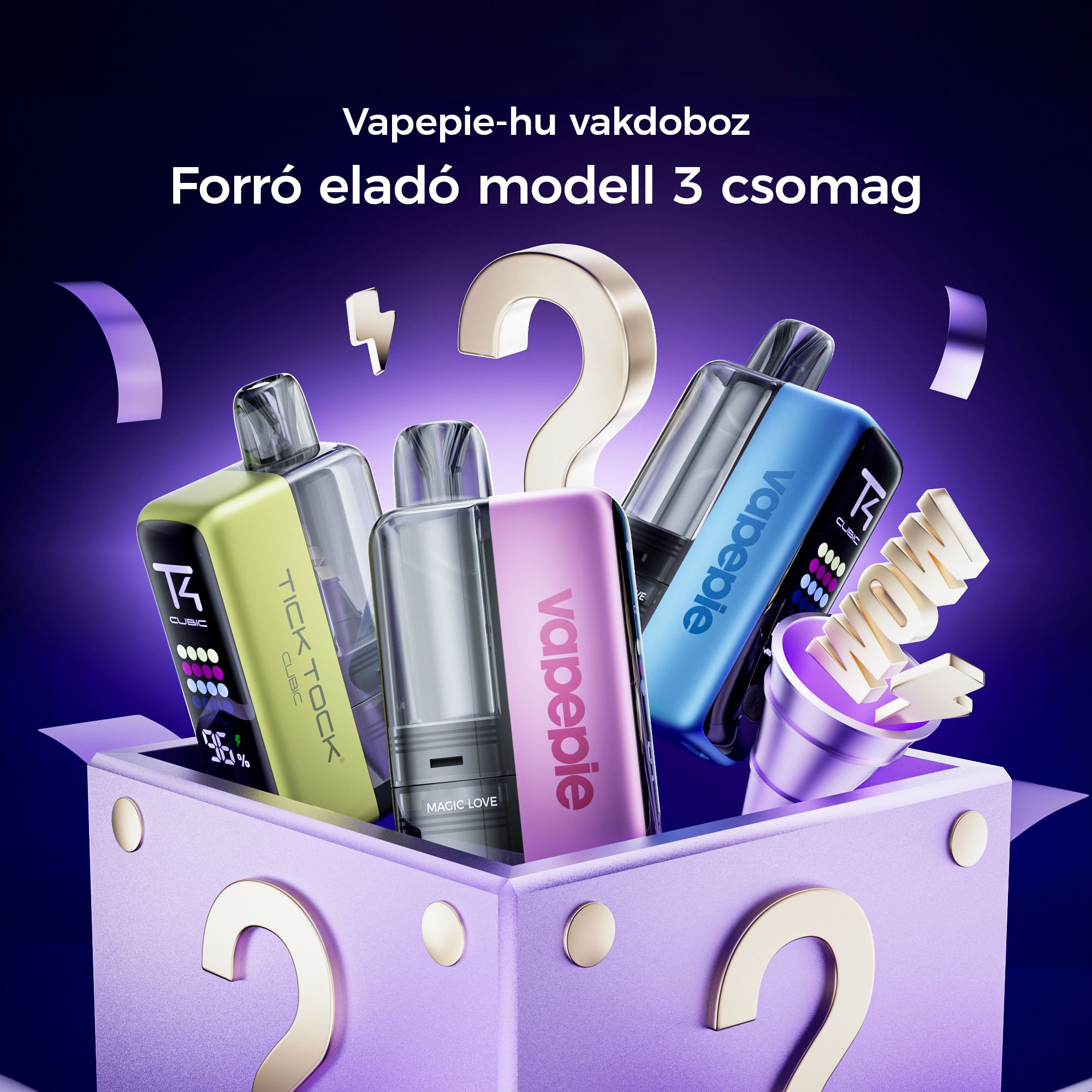 🎁3 darabos meglepetésdoboz-VAPEPIE x TK Ultra X 15000 PUFFS