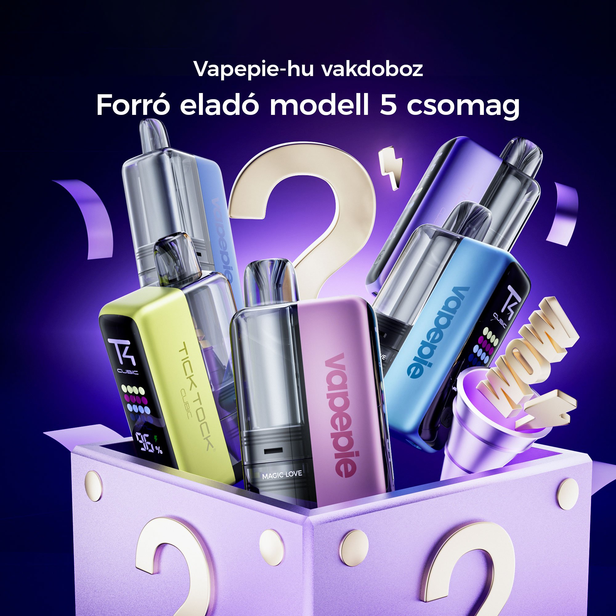 🎁5 darabos meglepetésdoboz-VAPEPIE x TK Ultra X 15000 PUFFS