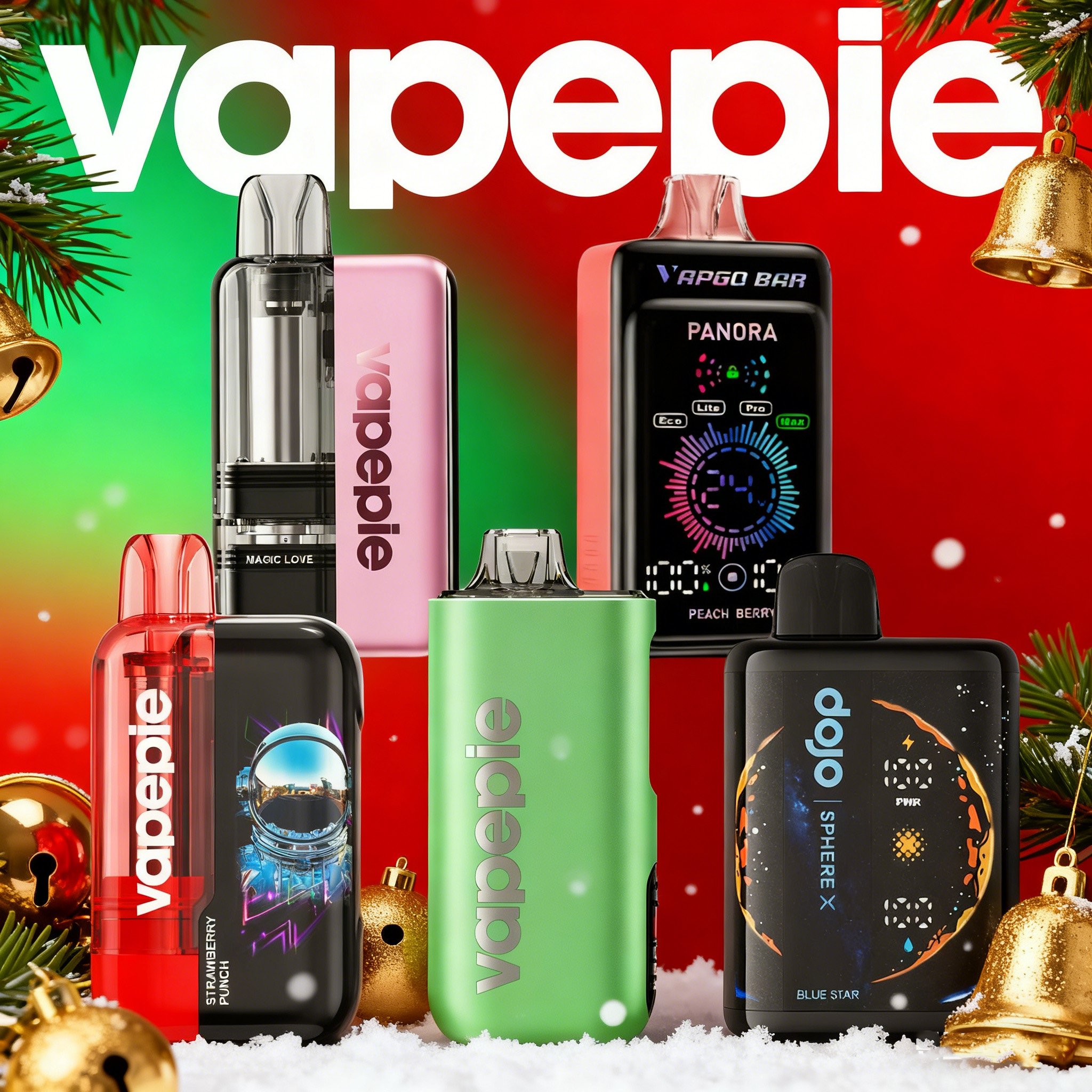 🎄Ünnepi Ajándékszezon Nyitány – Limitált Vape Ajándékcsomag Öt TOP Modellel Egyetlen Csomagban