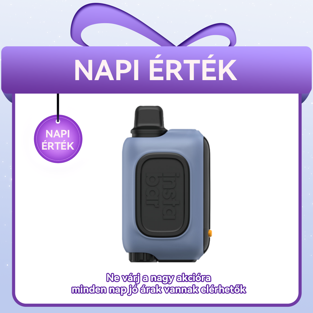 🎫Napi érték [Csak 3780 Ft darabonként] INSTABAR WT15000 PUFFS
