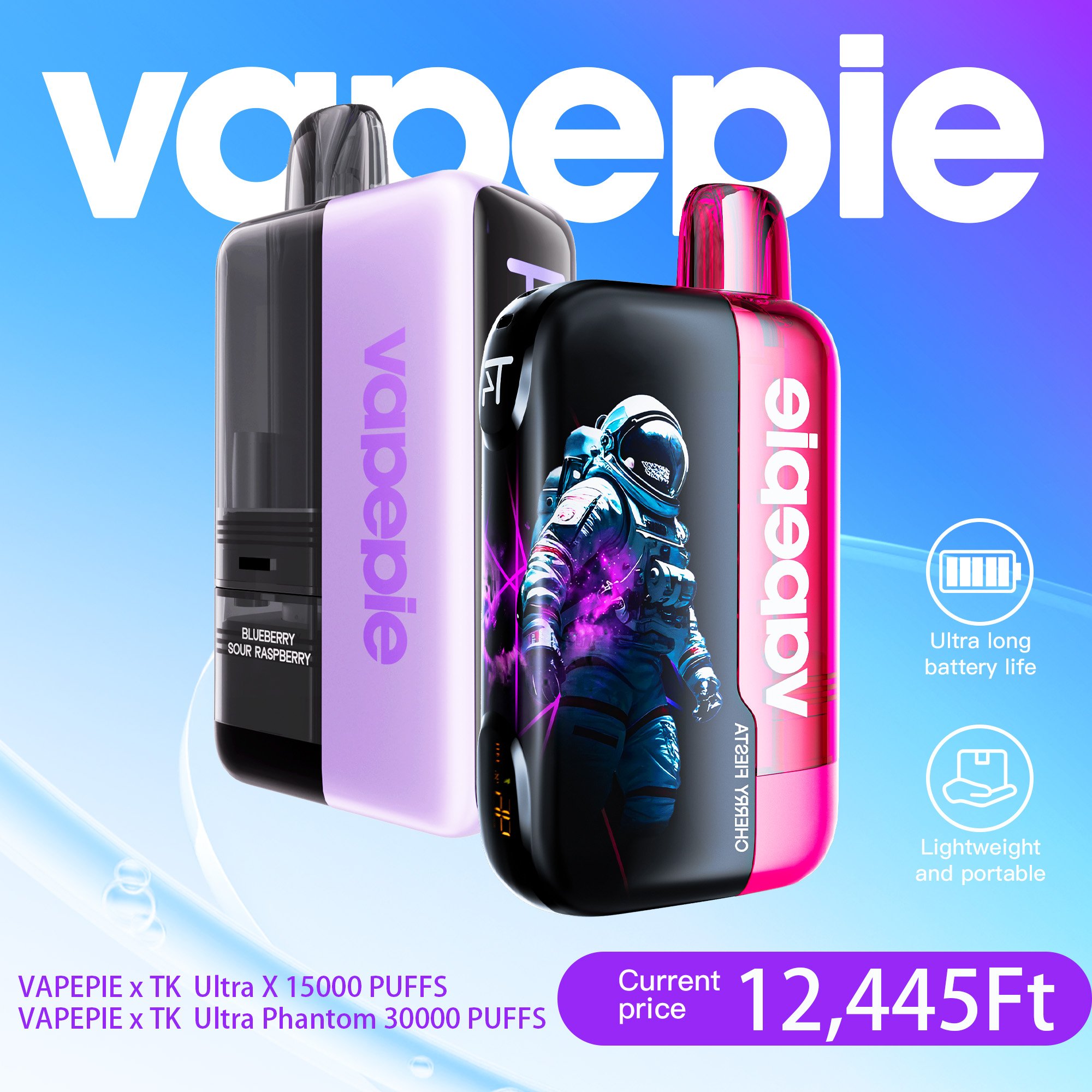 🔥TK társmárkás készlet: VAPEPIE 30000 + Ultra X 15000 – Limitált Széria