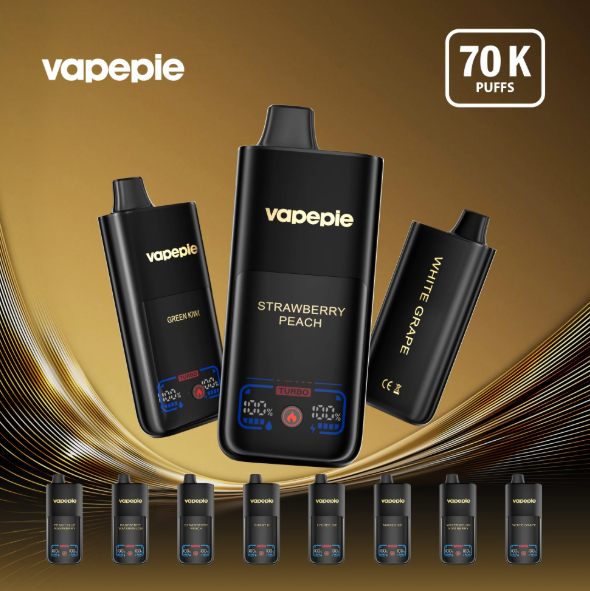 VAPEPIE Mega 70000 PUFFS-Erőteljes íz, hatalmas gőzfelhők