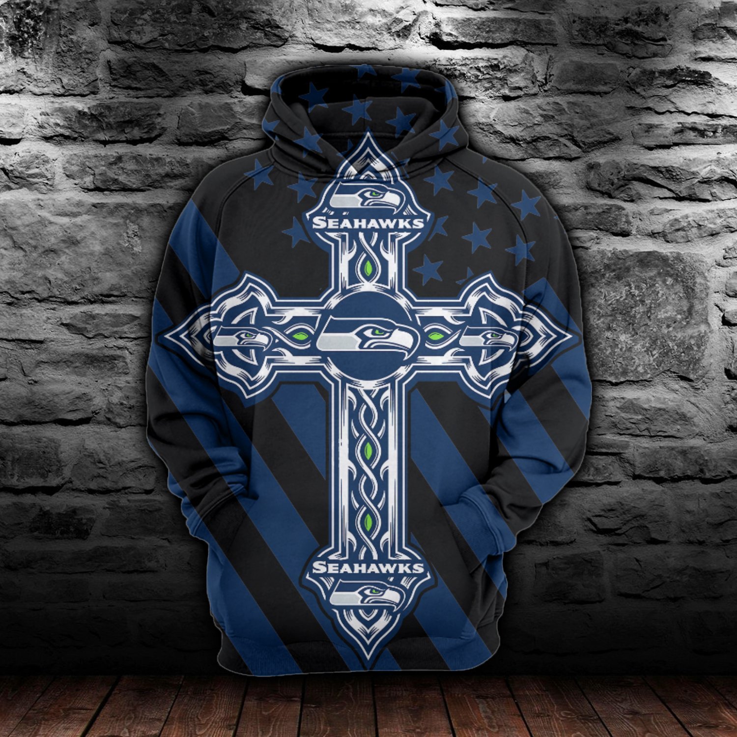 SEAHAWKS  3D HOODIE VN 111