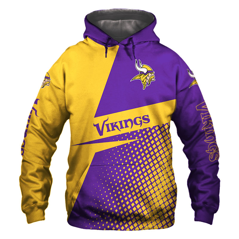 MINNESOTA VIKINGS 3D HOODIE MMVV002